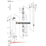 Stiftbussning 0826903 för Hitachi ZX70 ZX70-3 ZX75UR-3 ZX75US-3 ZX80LCK ZX80LCK-3 ZX85US-3