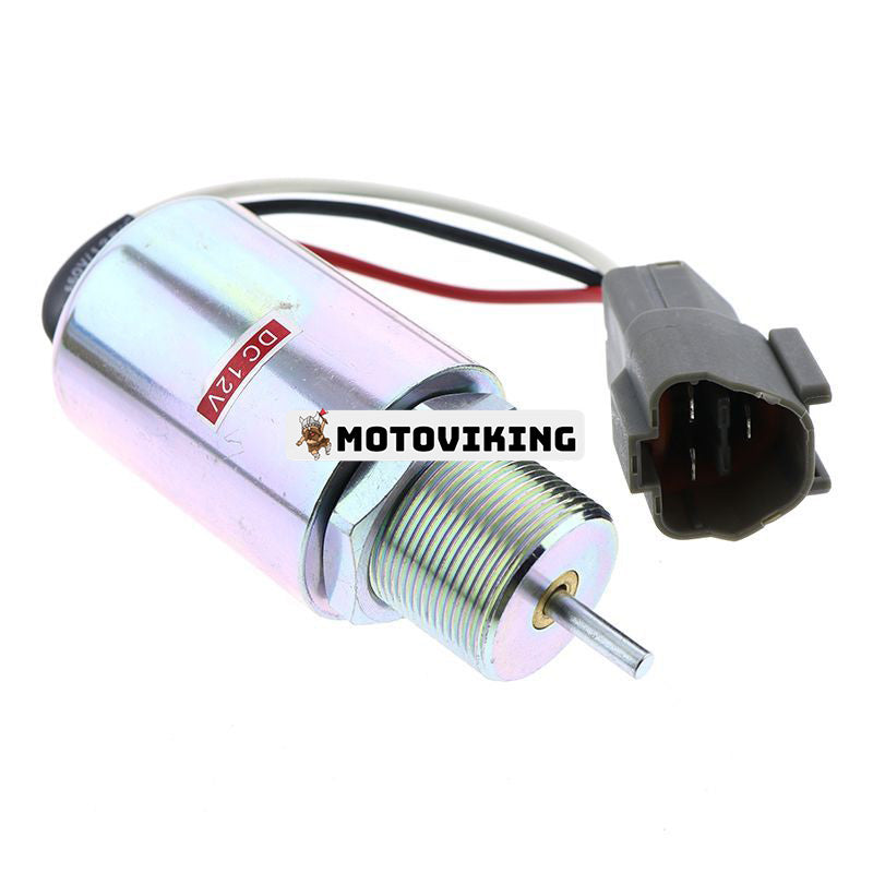 12V stoppmagnetventil PJ7415748 för Volvo grävmaskin EC13 EC15 EC15B EC20 EC20B EC25 EC30 EC35 EC45