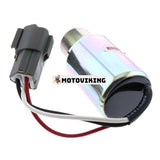 12V stoppmagnetventil PJ7415748 för Volvo grävmaskin EC13 EC15 EC15B EC20 EC20B EC25 EC30 EC35 EC45