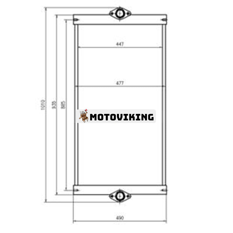 Oljekylare 2653563 2040997 för Caterpillar CAT grävmaskin E315D E320C