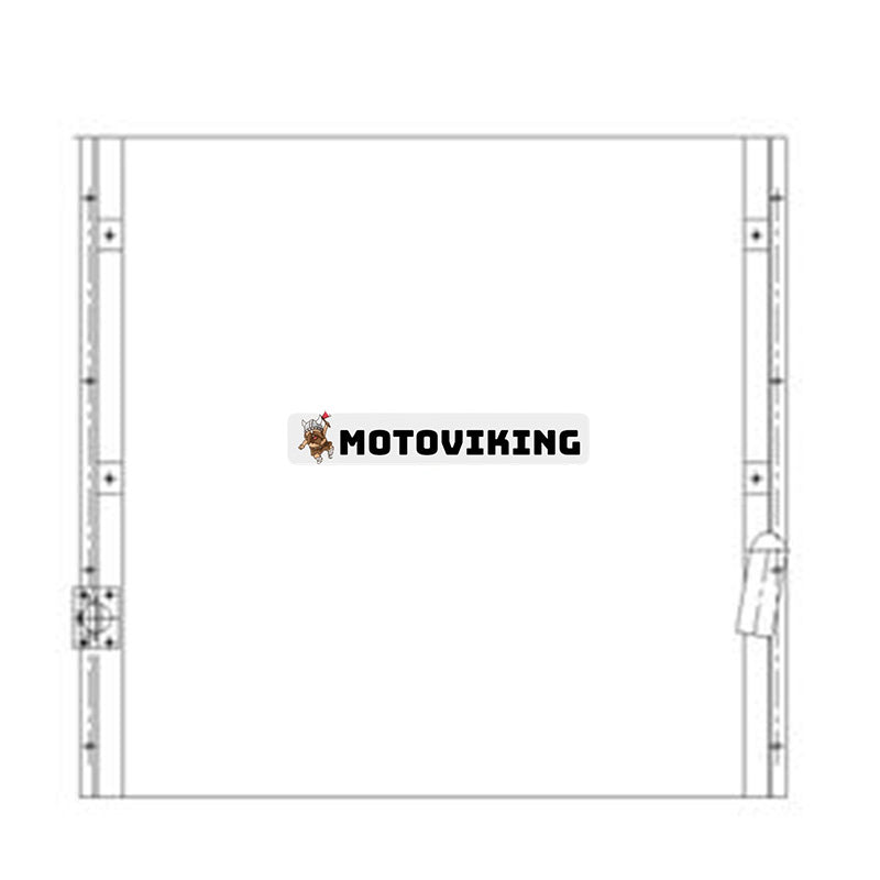 Hydraulisk oljekylare 148-9108 234-4675 281-3581 för Caterpillar CAT-grävmaskin E345BII E345BL