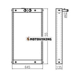 Oljekylare 11N7-40031 för Hyundai Grävmaskin R250LC-7