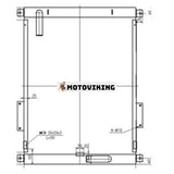 Hydraulisk oljekylare 141-5721 för Caterpillar CAT Engine 3116 Grävmaskin 320B 320BL 320BLN 320BN 320BS