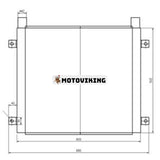 Oljekylare 426-03-21370 för Komatsu HD785-7 WA600-3 WD600-3 WA600-3D