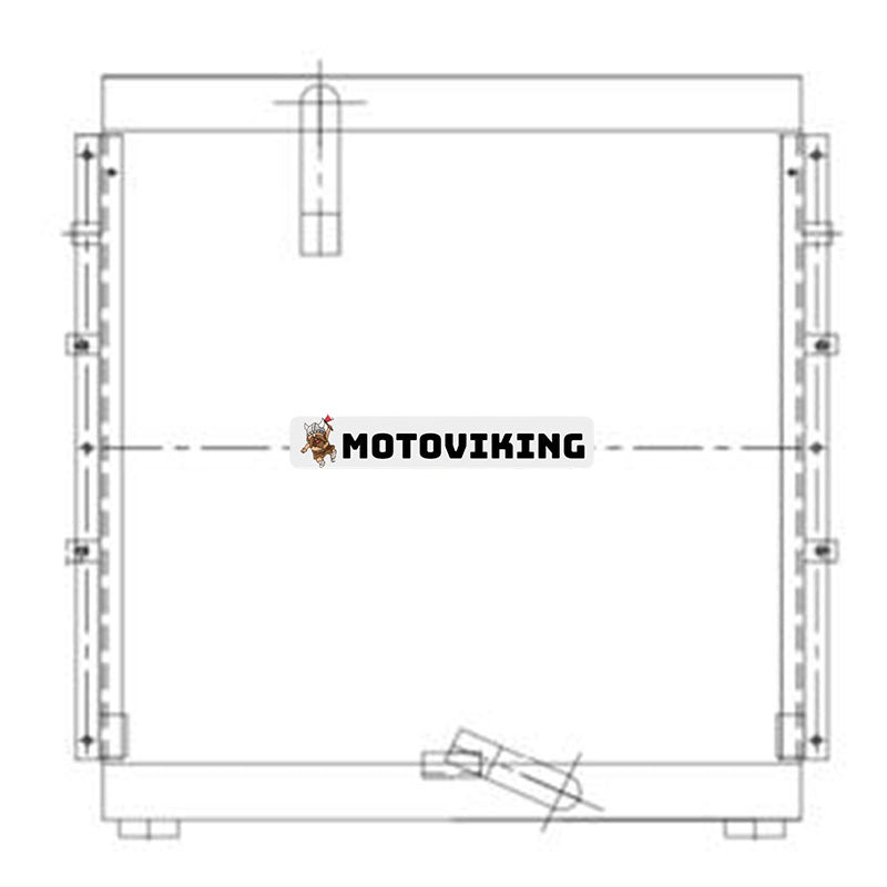 Oljekylare 2452U416S19 för Kobelco grävmaskin SK200-3 SK200 SK200LC MD200C