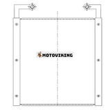 Oljekylare YX05P00001S012 för Kobelco grävmaskin SK135SRLC SK115SRDZ SK135SRL