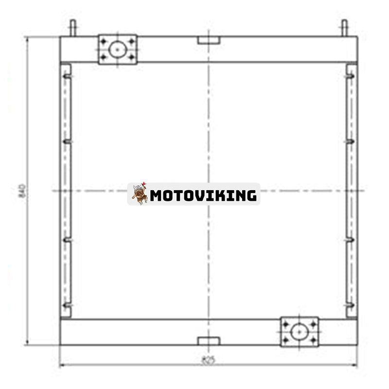 Oljekylare 14518579 14514243 för Volvo Grävmaskin EC360B EC330B EC460B