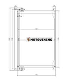 Oljekylare 4682425 för Hitachi grävmaskin EX1200-6