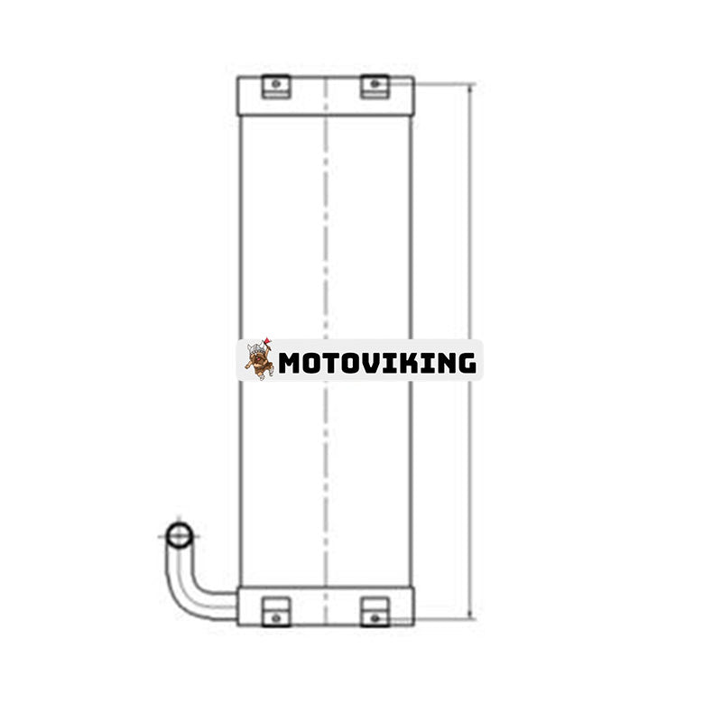 Oljekylare 4682428 för Hitachi ZAX120-3 ZAX135US-3 grävmaskin Commonrail