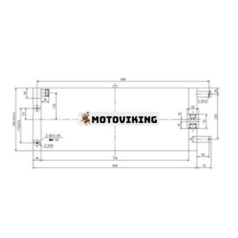 Oljekylare 2021328 för Caterpillar CAT 962GII 938GII 950GII hjullastare