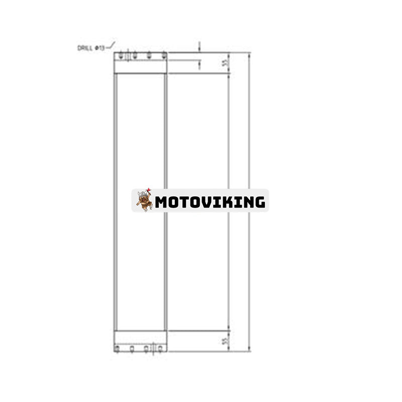 Oljekylare 11033360 för Volvo Grävmaskin ZL150 L150C L220E L70D L150D L160 L180 L180E L350F