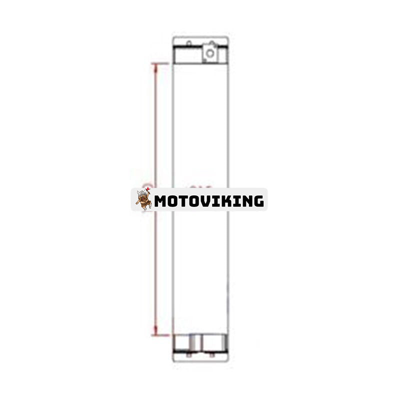 Oljekylare 17M-03-45111 för Komatsu D275A-5 D275AX-5 bulldozer