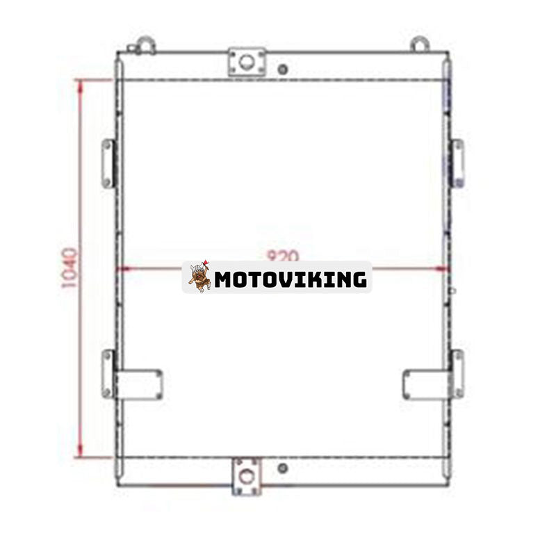 Hydraulisk oljekylare VOE14261581 för Volvo Grävmaskin EC300