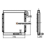 Oljekylare ME043055 för Kato HD700-7 HD700-8 HD700-9 grävmaskin