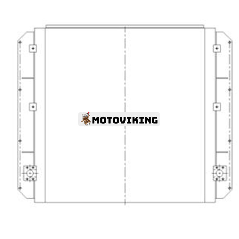 Oljekylare 1428193 för Caterpillar CAT grävmaskin E375
