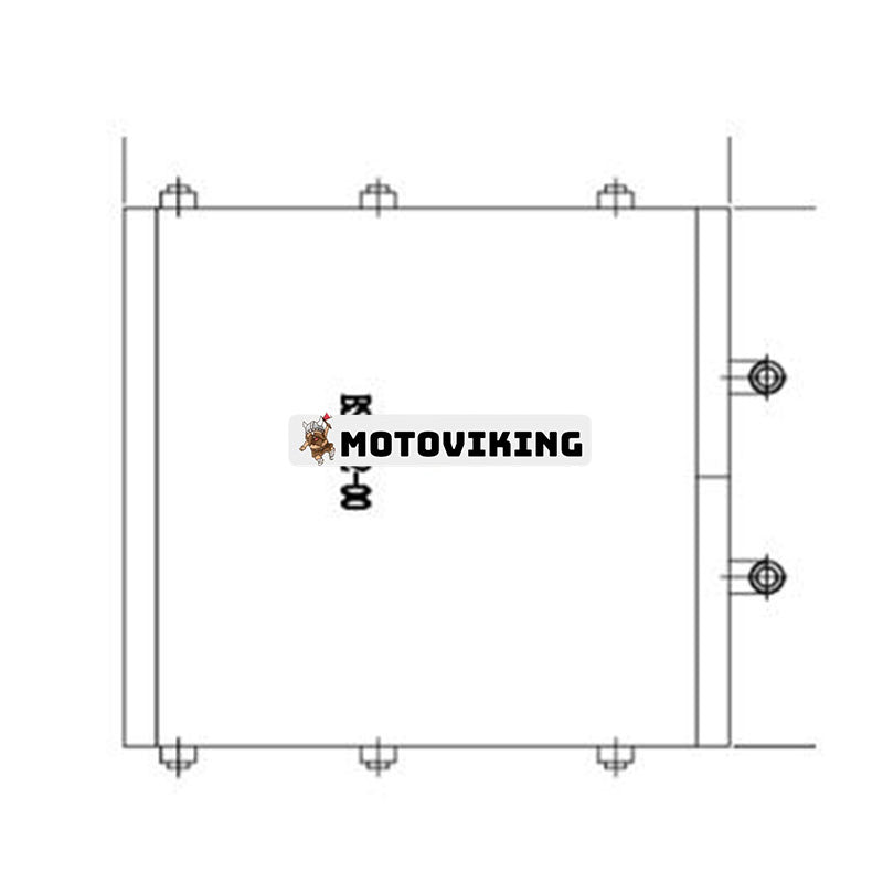 Oljekylare till Kobelco SK60C SK120-5 grävmaskin
