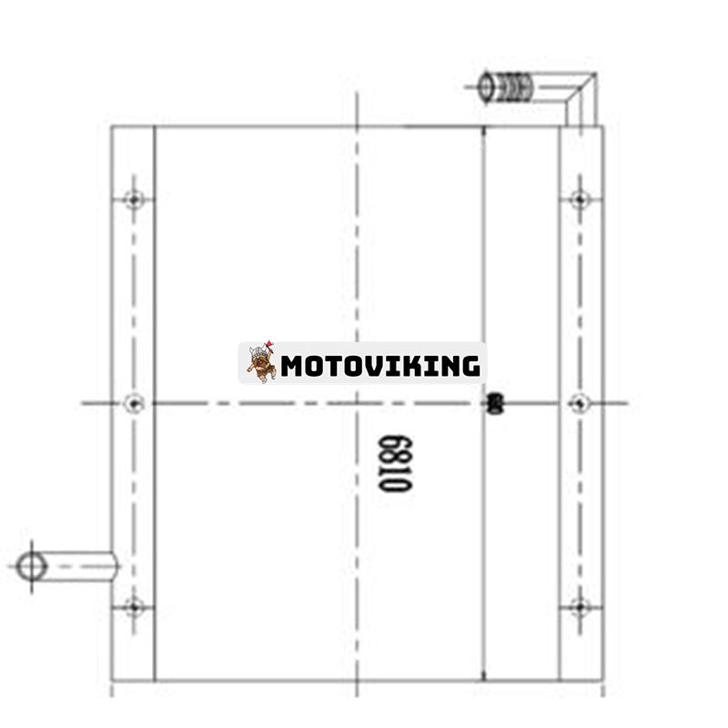 Oljekylare LN00036 för Sumitomo grävmaskin SH120-2