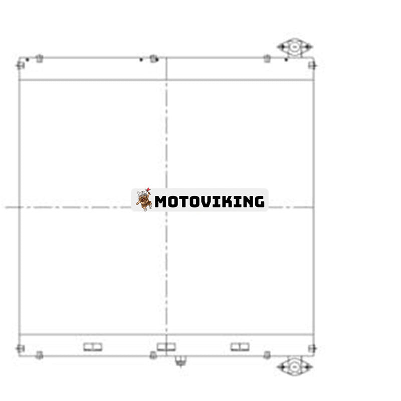 Hydraulisk oljekylare för Doosan Grävmaskin DX500