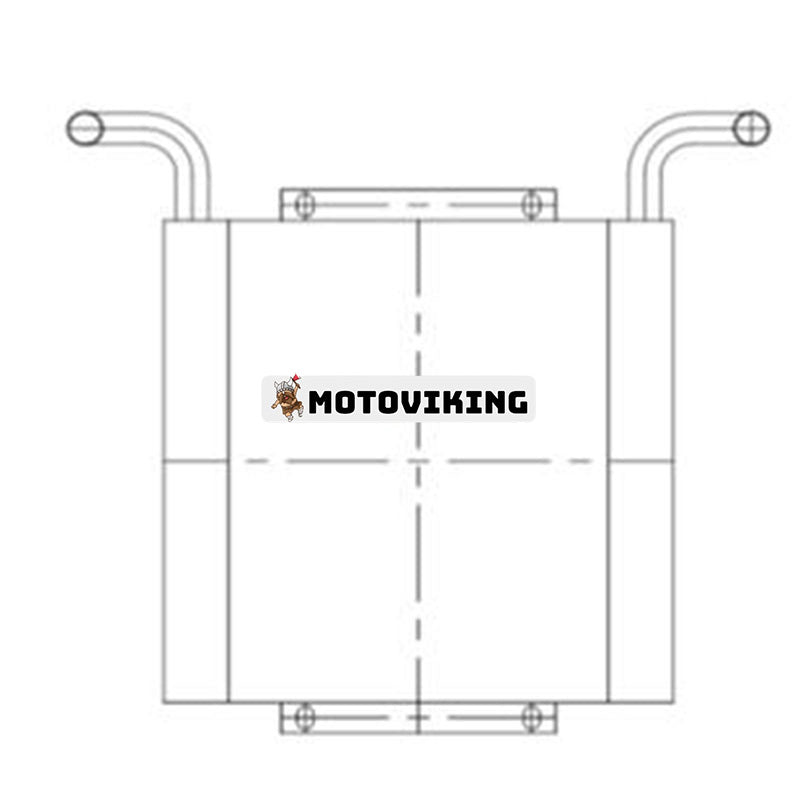 Oljekylare PW53V00009P1 för Kobelco grävmaskin SK30SR-3 SK35SR-3