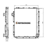 Oljekylare 13G22000 för Doosan Grävmaskin S225LC-V S230LC-V