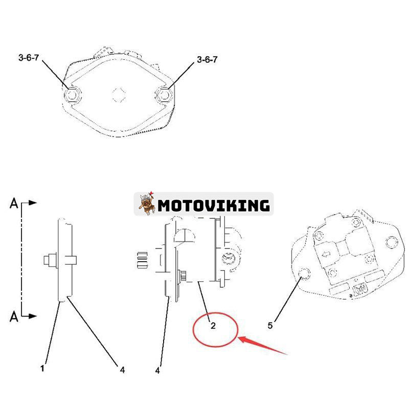 Hydraulpump 316-6864 för Caterpillar CAT 725 730 735 740 385C R1600 R1600G AD30 AD55 Motor 3406E 3406C C15 C18