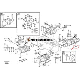 Hydraulpump VOE11707970 för Volvo ramstyrda dumprar A35D A40D