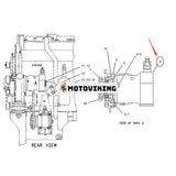 Hydraulpump 150-5883 för Caterpillar CAT 345B grävmaskin 3176C motor