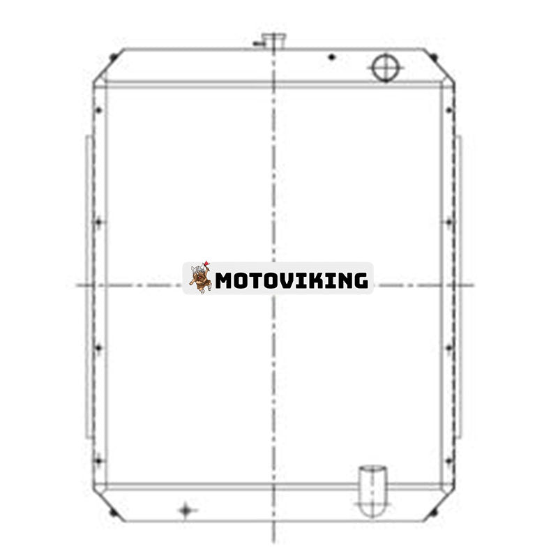 Vattentankkylare 11N7-40020 för Hyundai grävmaskin R265-7 R250LC-7