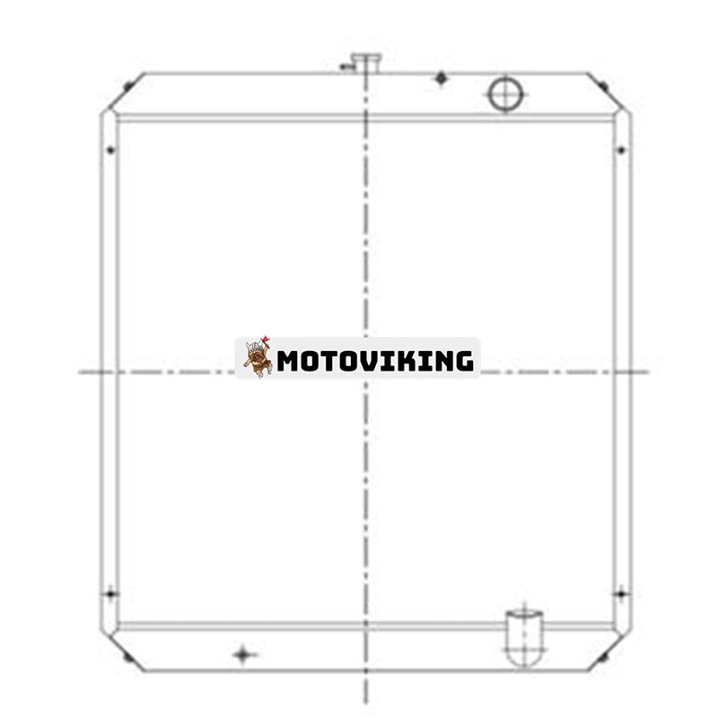 Vattentankkylare 11NA-40230 för Hyundai Grävmaskin R320LC-7 R360LC-7