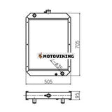 Vattentank Kylare för Hyundai Grävmaskin R60-5