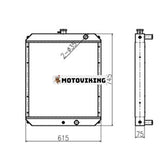 Vattentankkylare 11N1-40030 för Hyundai Grävmaskin R80-7