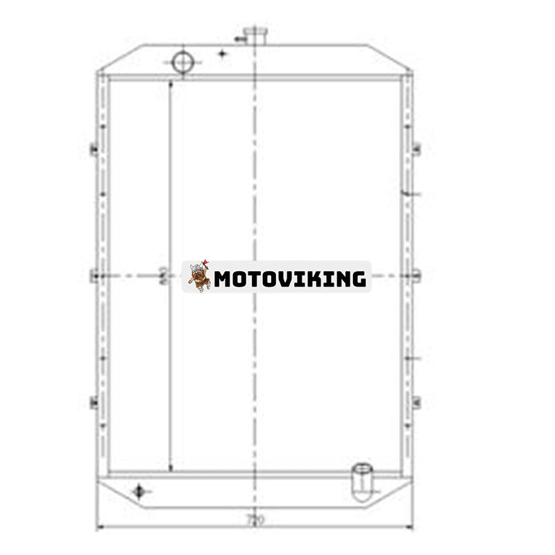 Vattentankkylare 11N4-43720 11N4-43110 11N4-40020 11N4-43200 för Hyundai Grävmaskin R140-7