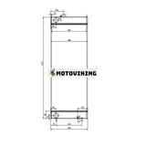 Vattentankkylare för Sumitomo grävmaskin SH300-5