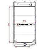 Vattenkylare 2253318 för Caterpillar CAT 966GII 972GII