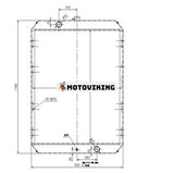 Vattentankkylare 13G21000 202-00022B för Doosan Grävmaskin S225LC-V S230LC-V