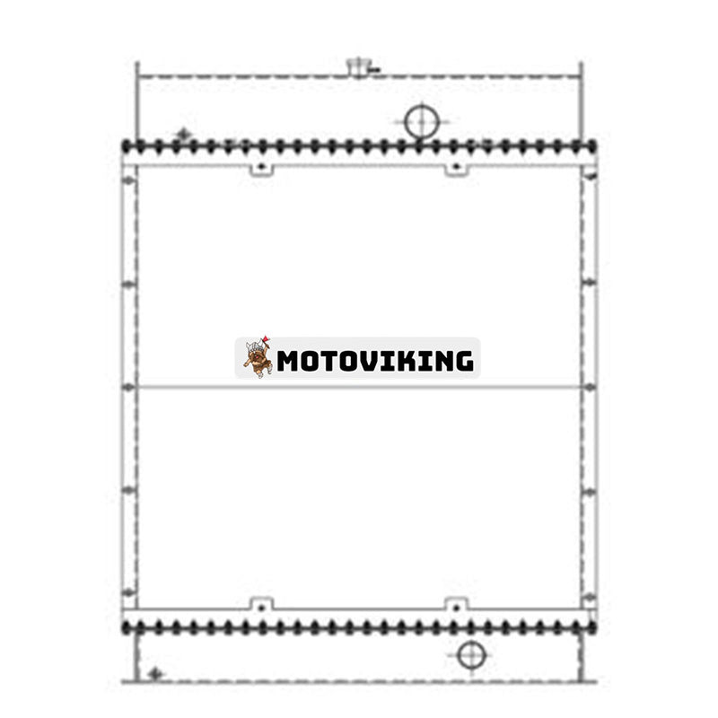Vattentankkylare 142-1928 för Caterpillar CAT Engine 3406C