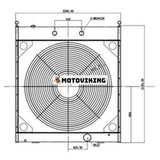 Vattenkylare 9Y5983 för Caterpillar CAT 3508 3508B 3508C 3512 3512B 3512C 3516 3516B 3516C