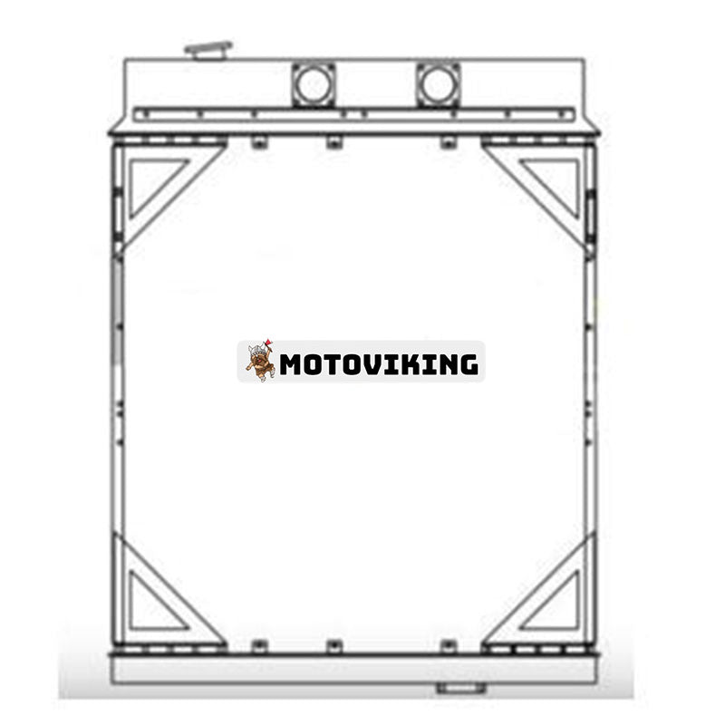Vattenkylare 7W2847 för Caterpillar CAT D9N traktor