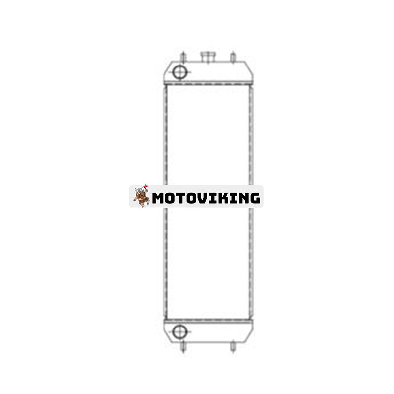 Vattentankkylare 4668378 för Hitachi grävmaskin ZAX120-3 ZAX135US-3 ZAX190W-3