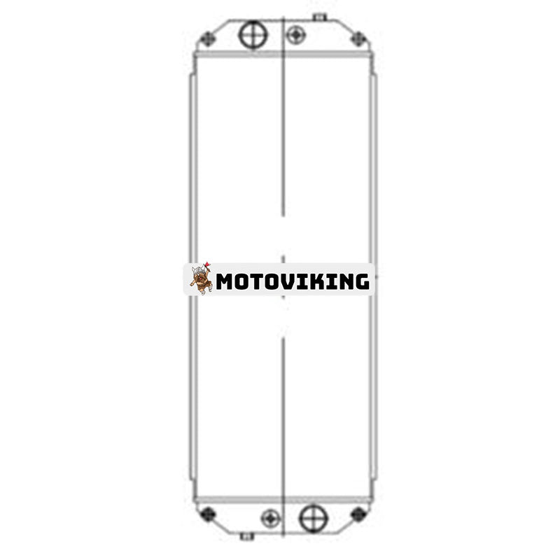 Vattentankkylare 3728883 för Caterpillar CAT grävmaskin E349D2