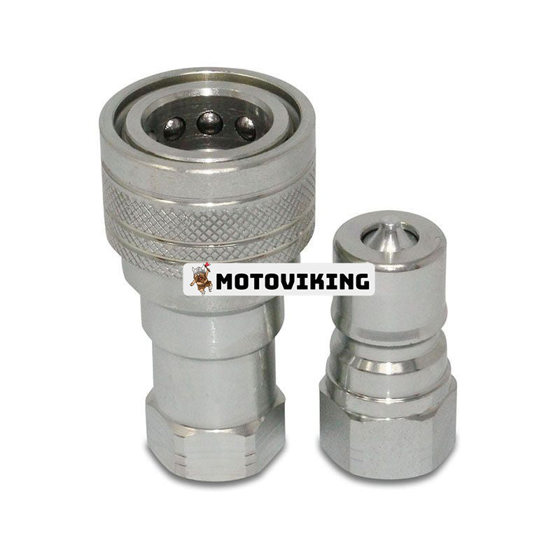 1/4" NPT Hydraulisk snabbkopplingssats K2581-66220 7J612-66323 för Kubota BX1860 BX1870 BX2360 BX2370 BX25D LA211 LA243 LA403 LA504 LA534A