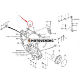 För Caterpillar CAT Grävmaskin 311 311B 312 312B Motor 3064 Pipe 5I-7876