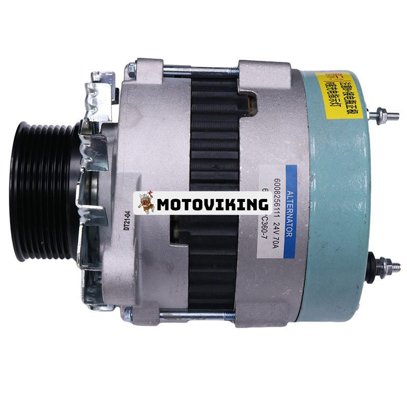 24V Generator 600-861-6111 för Komatsu S6D140E-2 SA6D102E-2 SAA6D114E-2 motor PC300-7 PC360-7 WA380-3 WA400-5