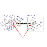 För Komatsu Bulldozer D85ESS-2 D65PX-12 D65P-12 D65EX-12 D65E-12 D60P-12 D375A-3 D155A-5 D155A-3 Kaross 14Z-43-12111