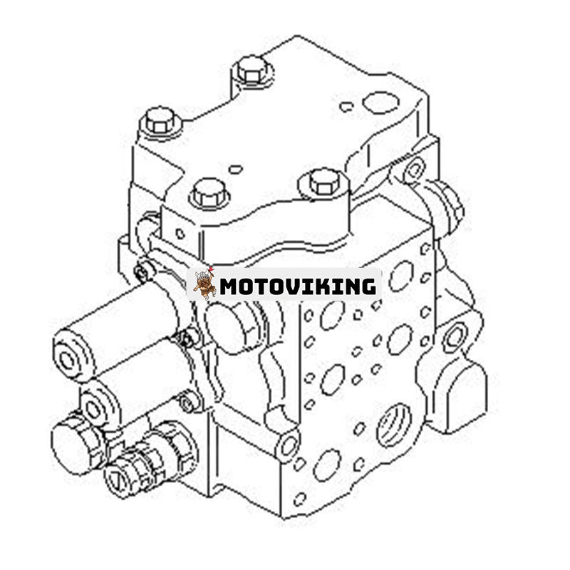 För Komatsu S6D125E-2 S6D125E-3 motor D85ESS-2 D65P-12 D65E-12 D85ESS-3 D85ESS-2 Bulldozer kontrollventil 723-62-12100