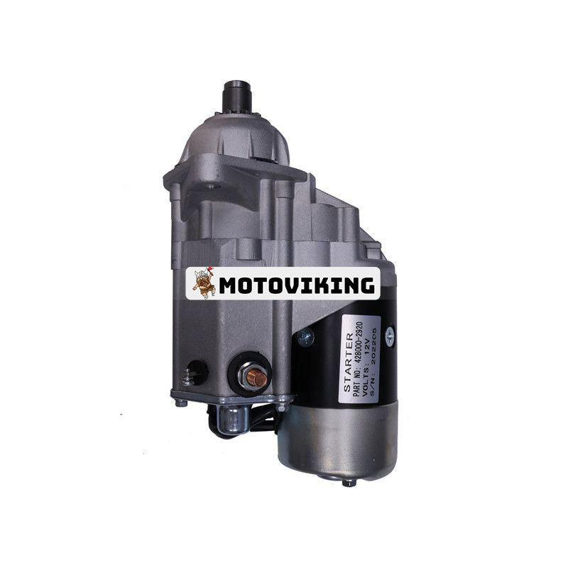 12V 10T Startmotor 428000-2920 3971615 70020352 för Cummins QSB 4.5 och 6.7 Tier III-motor JLG Teleskoplastare G10-55A G12-55A