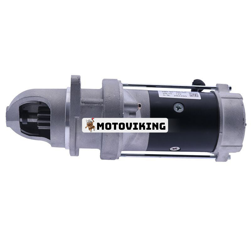 12V 10T Delco Style Starter 8033340 för Skytrak Teleskoplastare 6036 6042 8042 10042 10054 Med Cummins 4BT3.9 6BT5.9 Motor