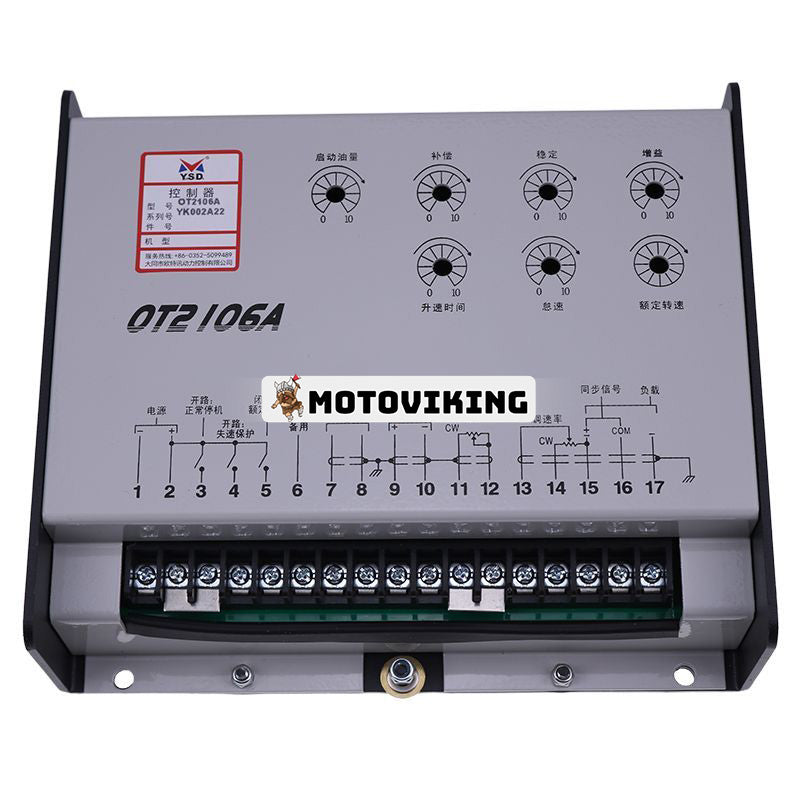 Motorgeneratordelar Digital hastighetsregulator-Ot2106A Generator elektronisk regulator Byt Woodward 2301A varvtalsregulator