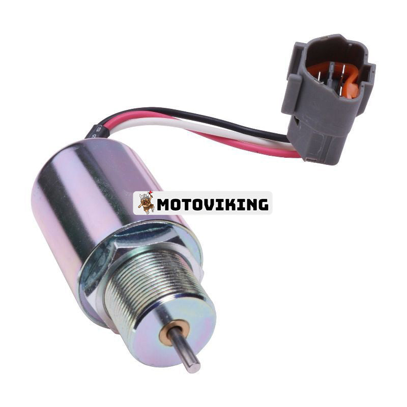 12V bränsleavstängningsmagnet för Volvo grävmaskin EC13 EC13B EC15 EC15B EC20 EC20B EC25 EC30 EC35 EC45