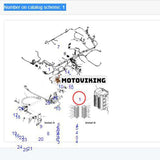 Ledningsnät 207-06-76510 för Komatsu PC300HD-8 PC300LC-8 grävmaskin